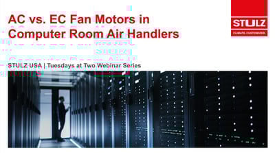 EC vs AC Fan Motors in Custom AHUs PPT Intro Slide Image
