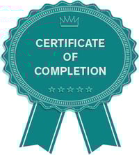 Certified of Completion Icon